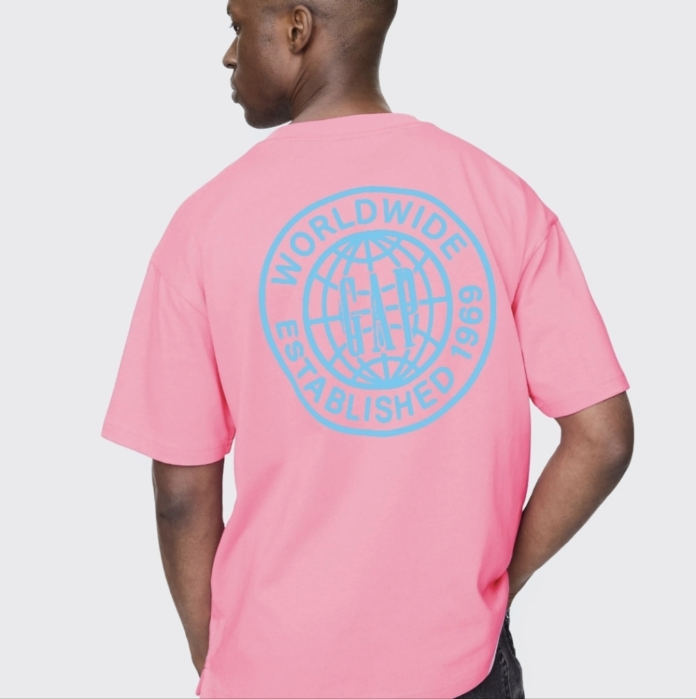 GAP Men's Worldwide Novelty Logo Tee